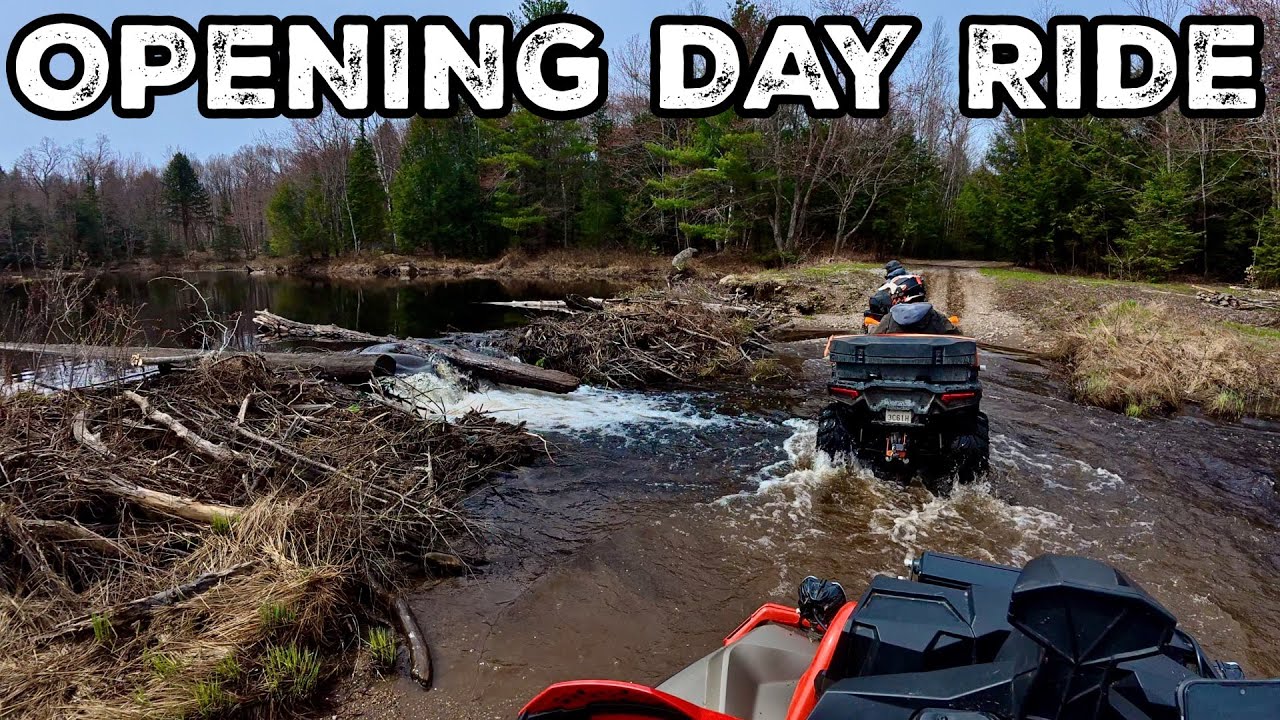 First ATV Ride Of 2025...Awesome Day! Can-Am Outlander 1000 XMR