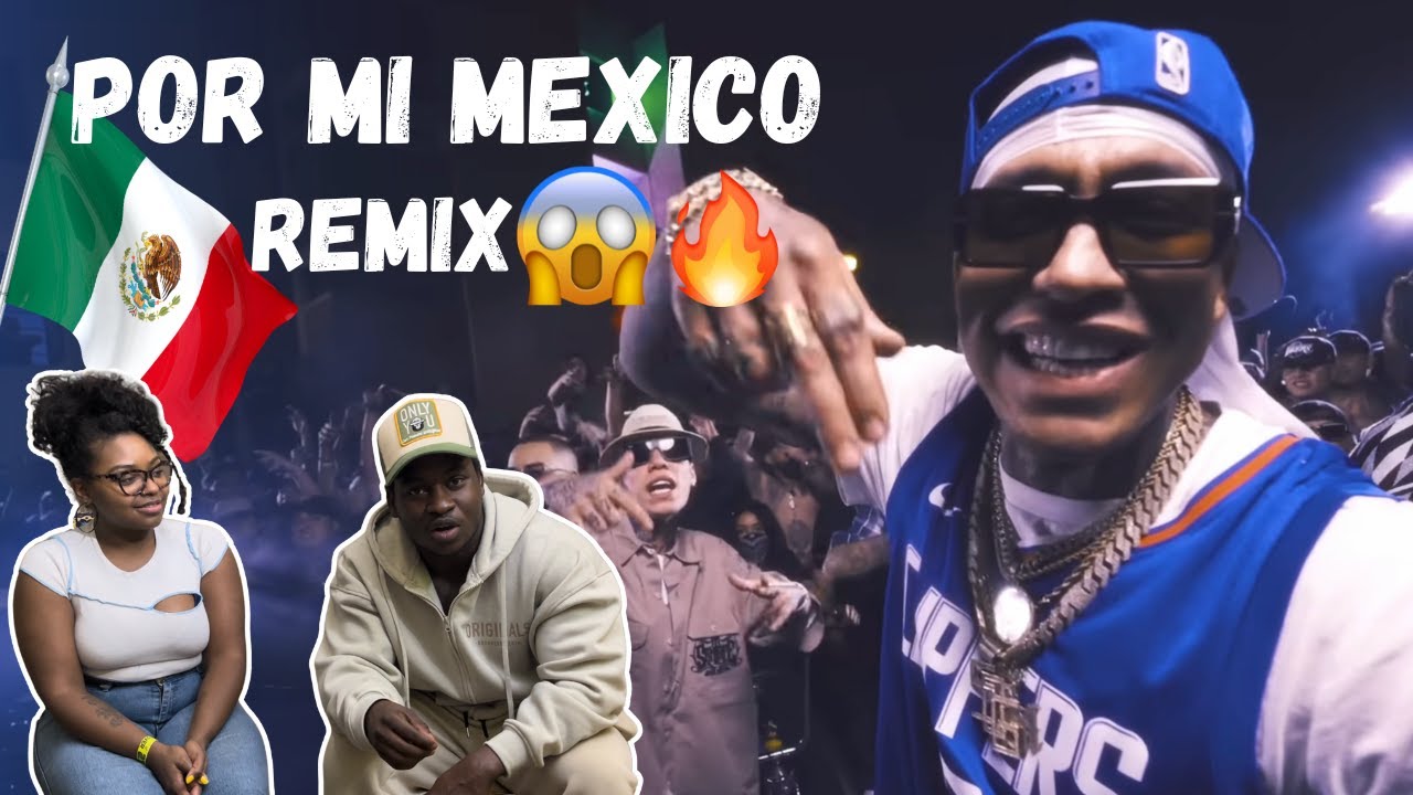 Por Mi Mexico Remix 🇲🇽 - Lefty SM, Santa Fe Klan, Dharius, C-Kan, MC Davo & Neto Peña REACTION!