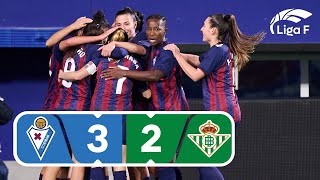 Resumen de la SD Eibar vs el Real Betis Féminas | Jornada 12 | Liga F