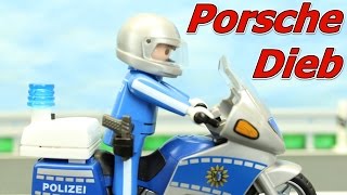 Der Porsche Dieb Playmobil Film stop motion Polizei voleur