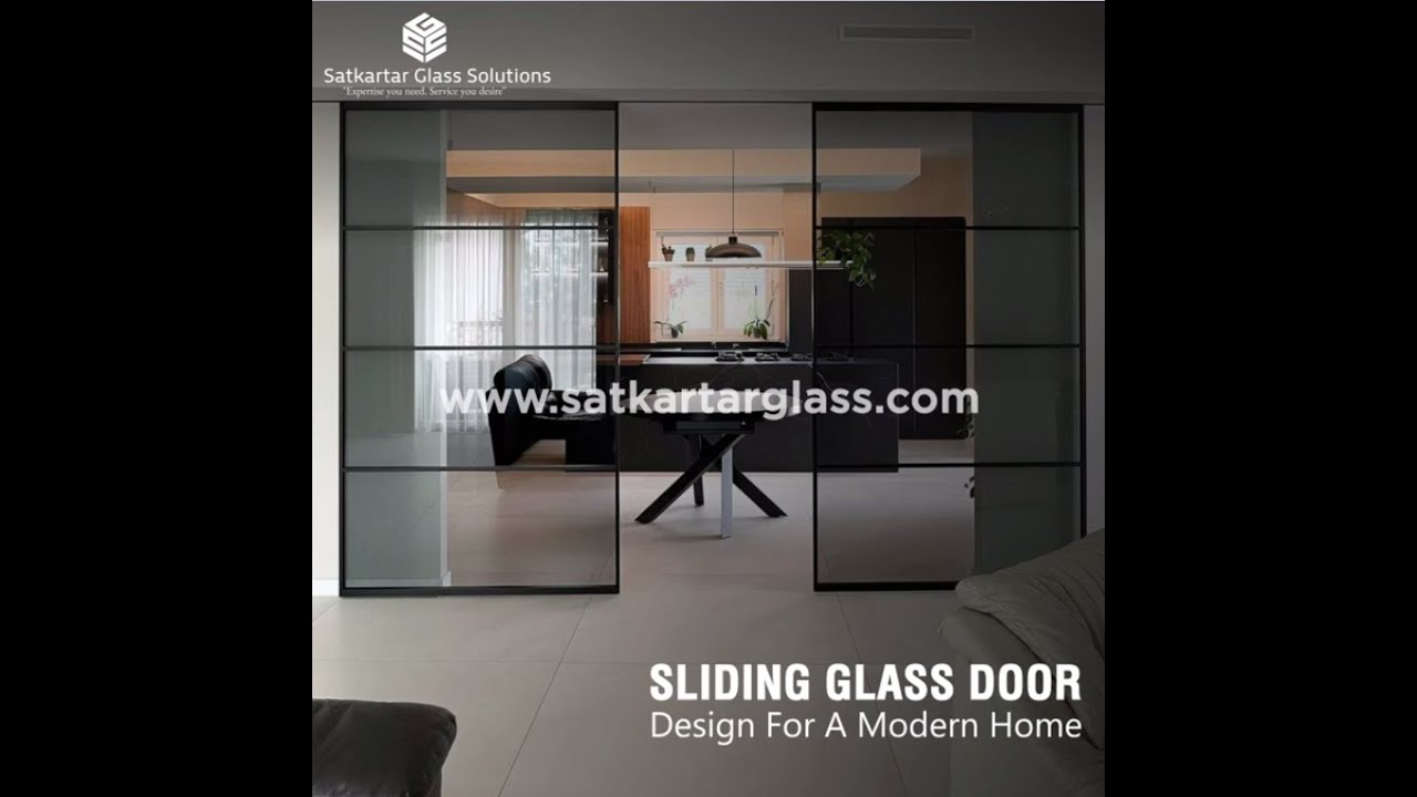 Sliding Glass Door design for a modern home. 