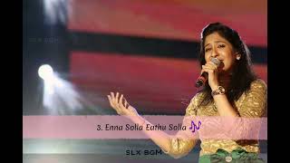 Shweta Mohan Hits | love songs ❤ | Jukebox tamil | SLX BGM  #love #shweta #lovesong #song