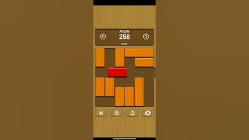 Unblock Me - Relax Mode - Starter // Puzzle 258 #shorts