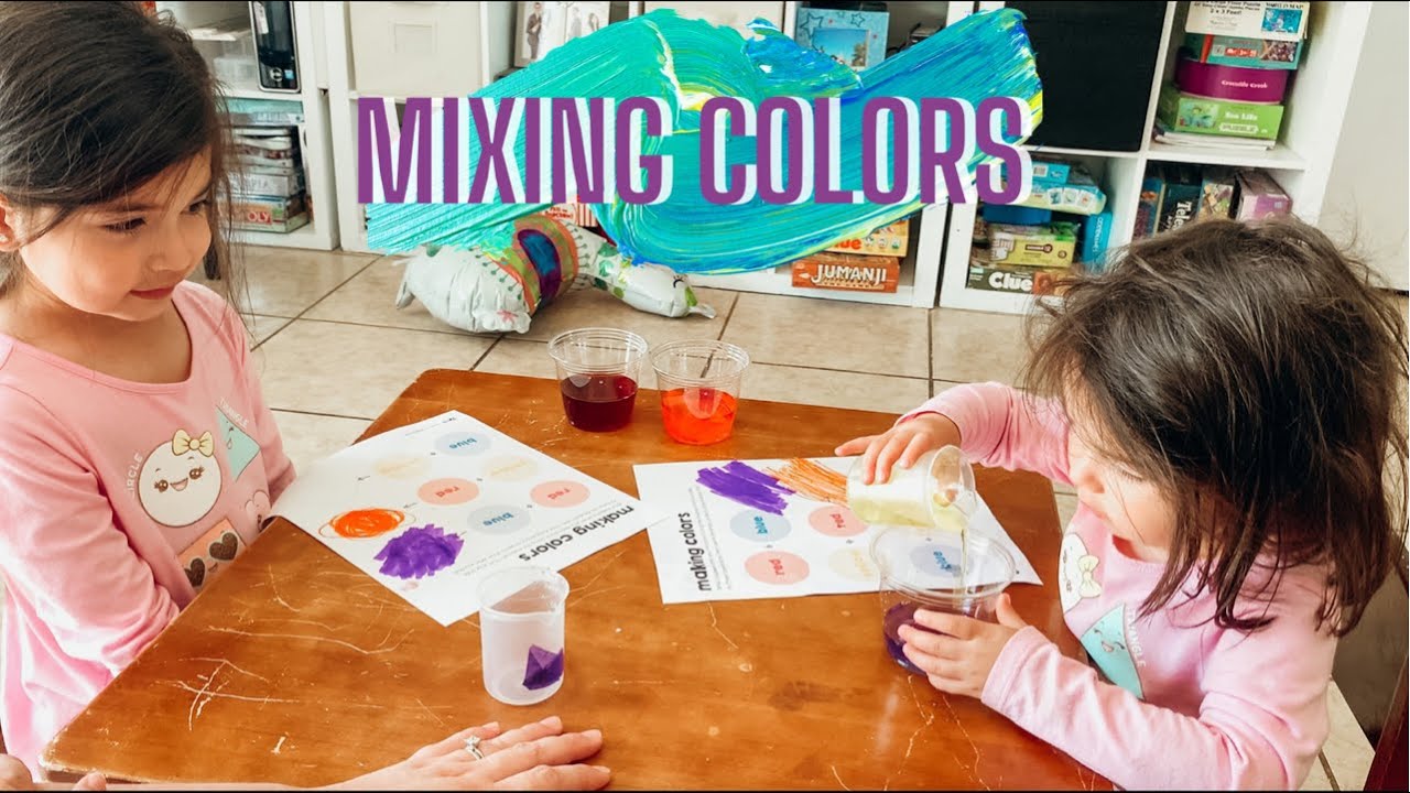 KiwiCo koala crate / mixing colors YouTube