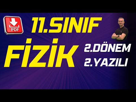 💯 11.SINIF FİZİK 2.DÖNEM 2.YAZILI ÇALIŞMASI | PDF|FİZİKLE BARIŞ| FİZİK YAZILI| FİZİK YAZILISI