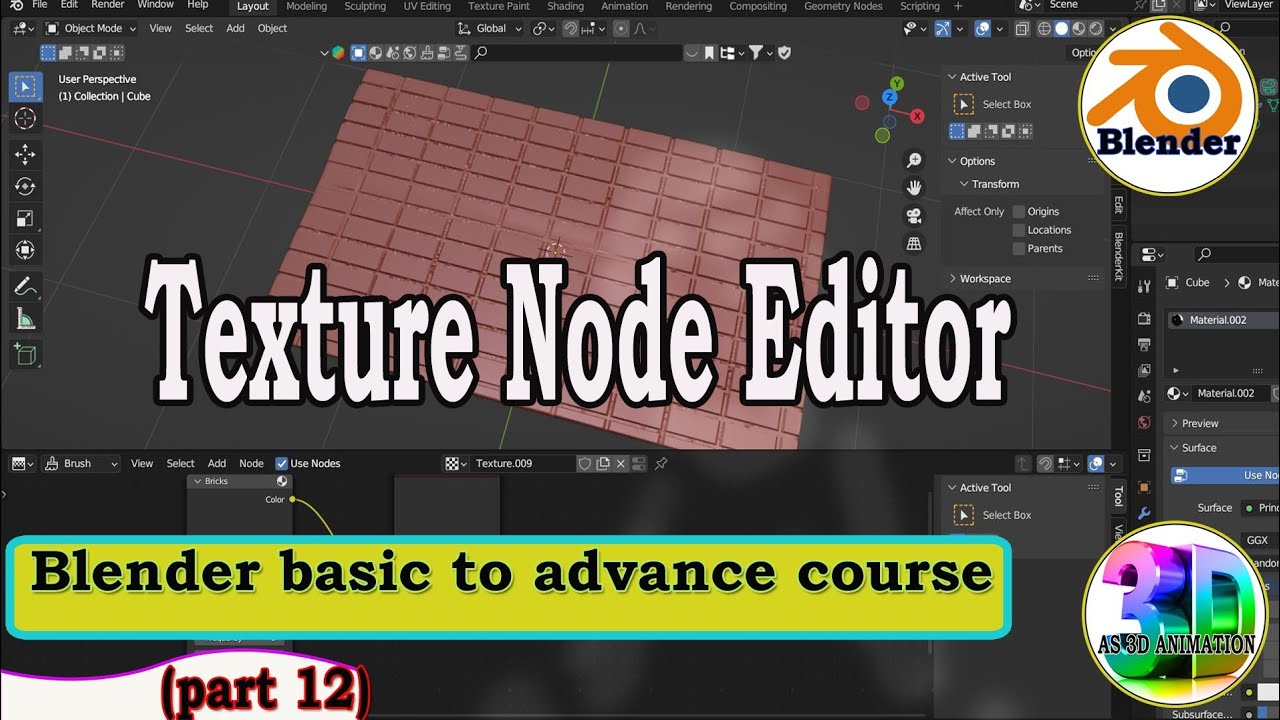 👉( Part 12 ) Texture Node Editor - YouTube