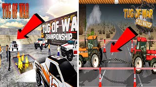 2024 New Tractor Tag war  | New Truck Wala Game | 2024 New tructor Game | रस्साकशी: कार खींचो खेल screenshot 2