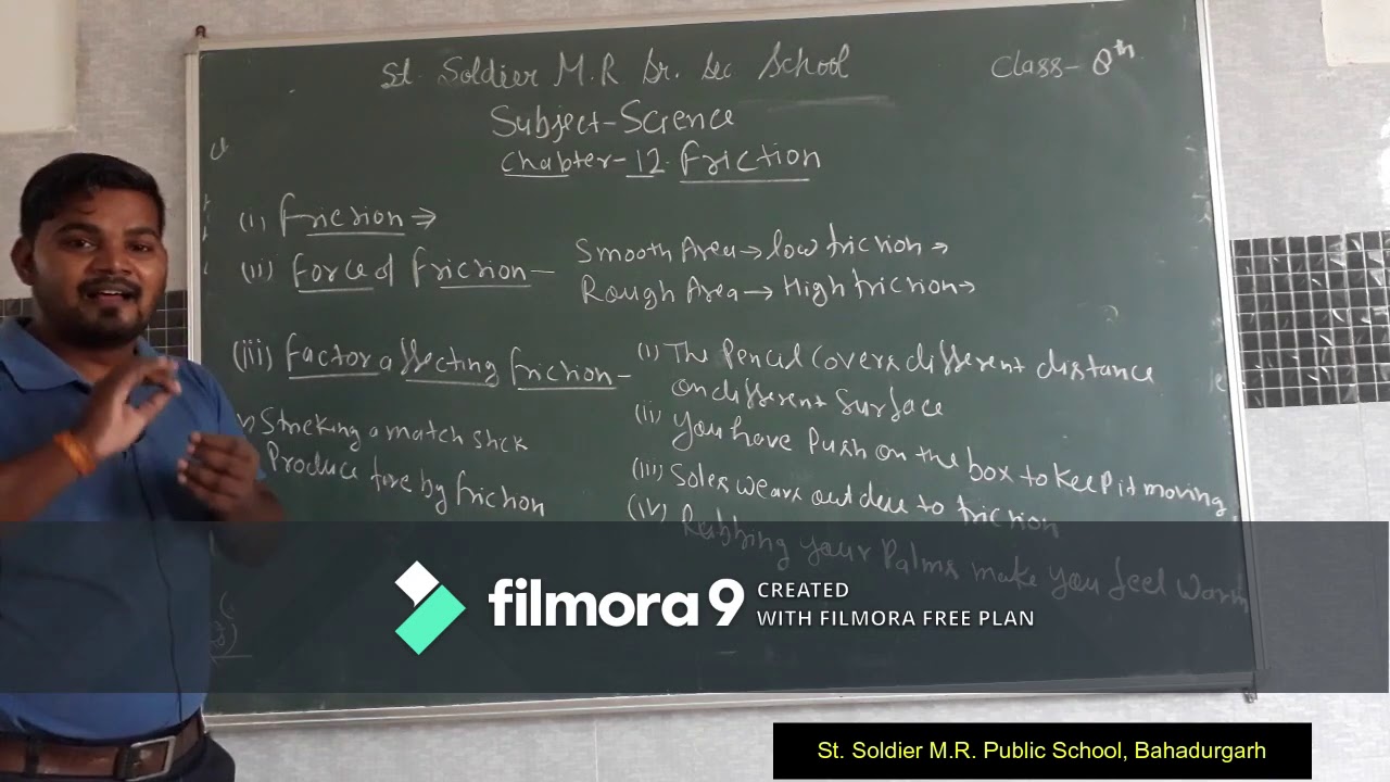 St. Soldier M.R. Public School, Bahadurgarh Subject : Science Class 8th