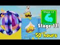 I spent over 50 hours to unlock stage 13  lifting simulator roblox