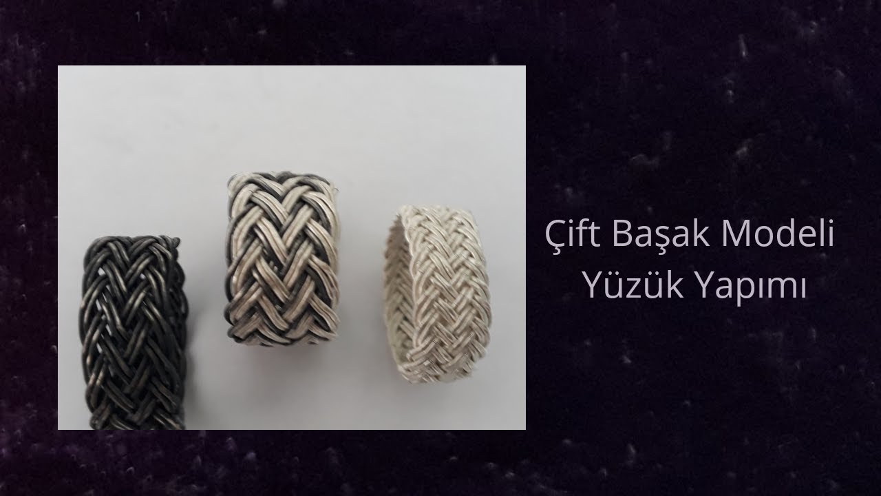 Adım Adım Kazaziye-Çift Başak Yüzük Modeli