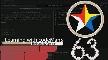 JavaScript Basic 63: Comparison with the Inequality Operator | FreeCodeCamp