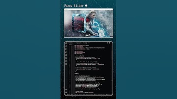 Create Fancy Slider For website using HTML CSS and JavaScript #coding #shortvideo #shorts #htmlcss