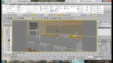 Tutorial on Modeling, Texturing and lighting a 3d Kitchen in 3dsmax using Vray ( Part 5)