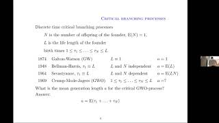 Critical branching as a pure death process