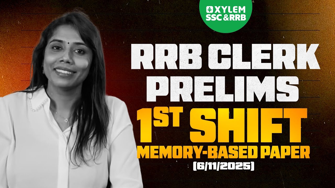 RRB CLERK PRELIMS - 1st Shift Reasoning Memory Based Paper | Xylem ...