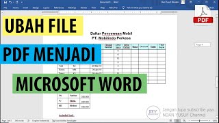 CARA MENGUBAH FILE PDF KE WORD TANPA MENGGUNAKAN INTERNET screenshot 5