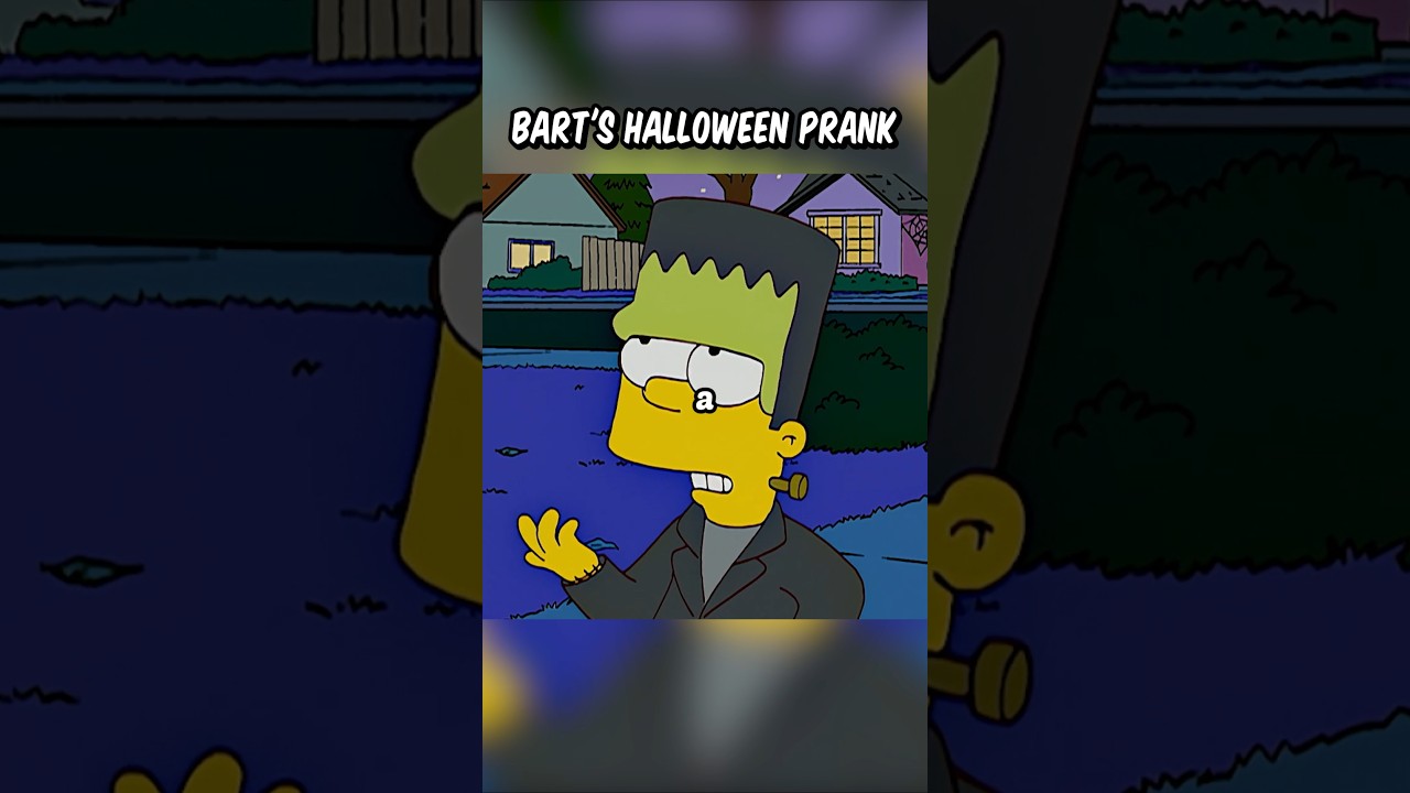 Bart's Halloween prank