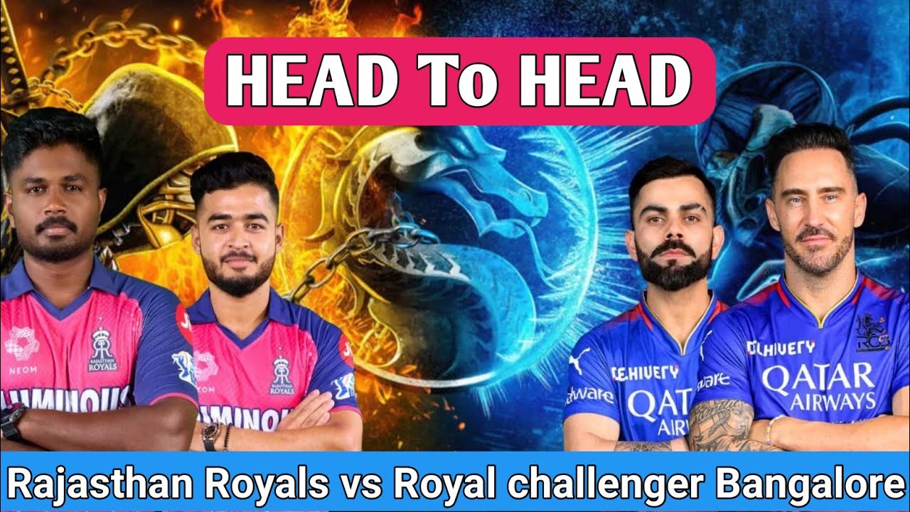 RCB vs RR IPL 2025 HEAD TO HEAD Records You Need To Know