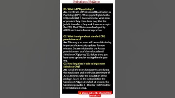 Salesforce CPQ interview questions and answers? #interview #salesforcefighters