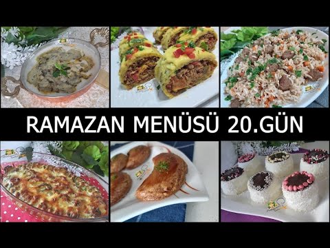 20. gün Ramazan Yemekleri l Çorbalar, Yemekler, Pilavlar, Tatlılar, Mutfağımdaki Tadlar l Tarifler