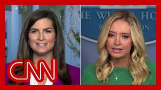 Hear Kayleigh McEnany's reason for not taking a question from CNN's Kaitlan Collins