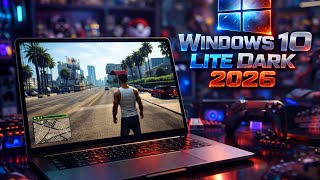 SAIU! NOVO WINDOWS 10 DARK LITE 2026 PARA NOTEBOOK FRACO E PC FRACO + LINK DE DOWNLOAD