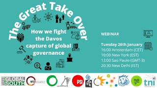 The Great Take Over  How we fight the Davos capture of global governance