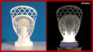 Curved Folding w/ Conical Ellipse High Eccentricity - Top Fold w/ Medium Parabolic Line V1