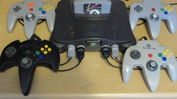 GoldenEye With Mario Characters Multiplayer (on a real N64)