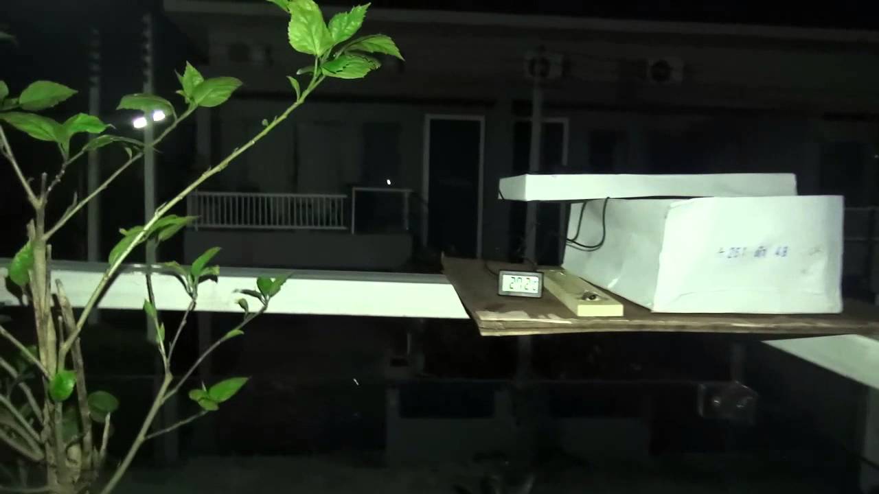 Flat Earth - Moonlight Temperature Test A - 31 July 2015