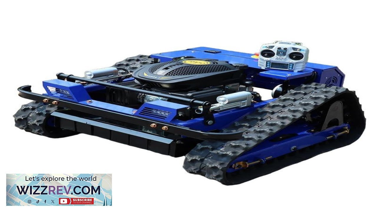 Remote Controlled Lawn Mower Adjustable Height Brushless Motor 500mm Cutting Width