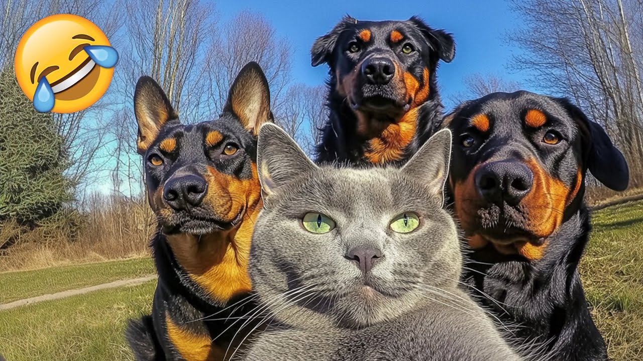 Постарайся не смеяться 😂 Самые смешные животные 2025 😹🐶 Часть 3