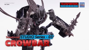 Transformer STUDIO SERIES SERIES SS-03 CROWBAR Robot toy video