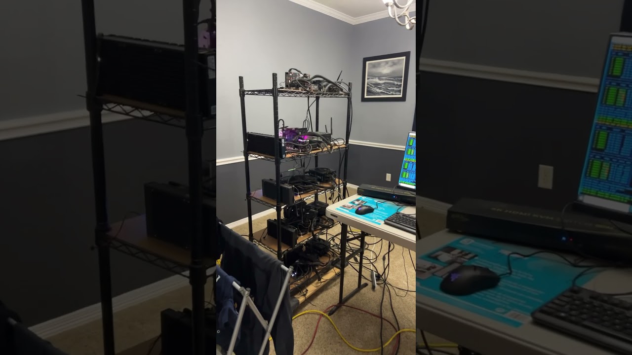 How to heat a house + dry clothes crypto mining 