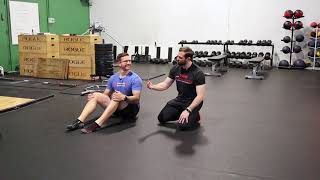 How To Perform The Seated Straddle Leg Lift
