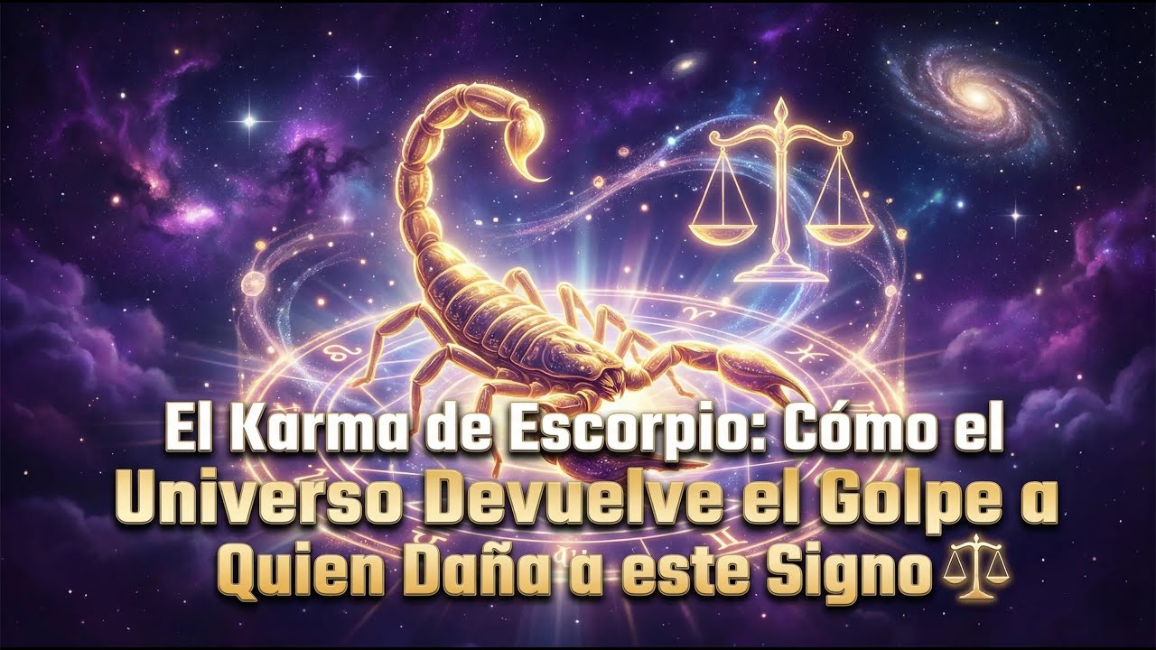 El Karma de Escorpio: Cómo el Universo Devuelve el Golpe a Quien Daña a este Signo ⚖️