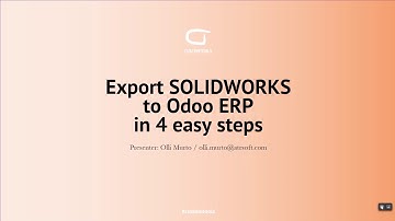 Connect SOLIDWORKS to Odoo ERP Manufacturing in 4 easy steps