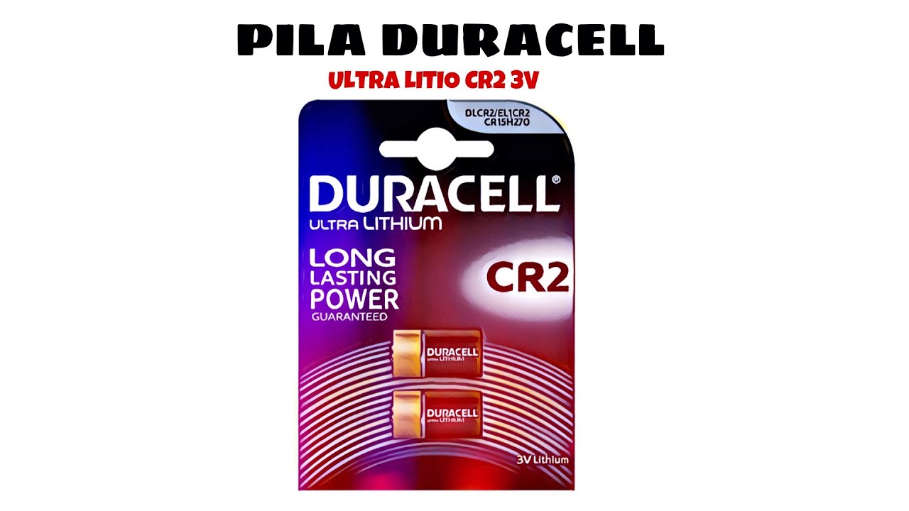 PILA LITIO - CR2 - 3V - DURACELL