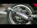 CBX400Fマフラーサウンド　 RPM 復刻Fタイプ