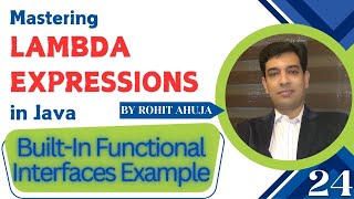 Example 12: Predefined/Built-In Functional Interfaces