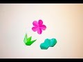 【折り紙 作り方】松竹梅(竹)~平面/飾り~|2D Paper Bamboo /DIY-Tutorial