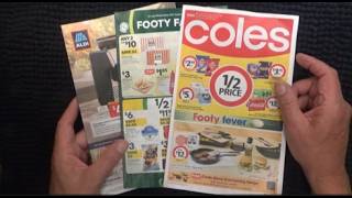 ASMR - Whispering & Page Turning of Junk Mail - 3 Recent Grocery Catalogues - Australian Accent