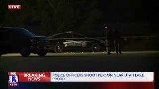 Police: Woman shot after pointing gun at police in Provo