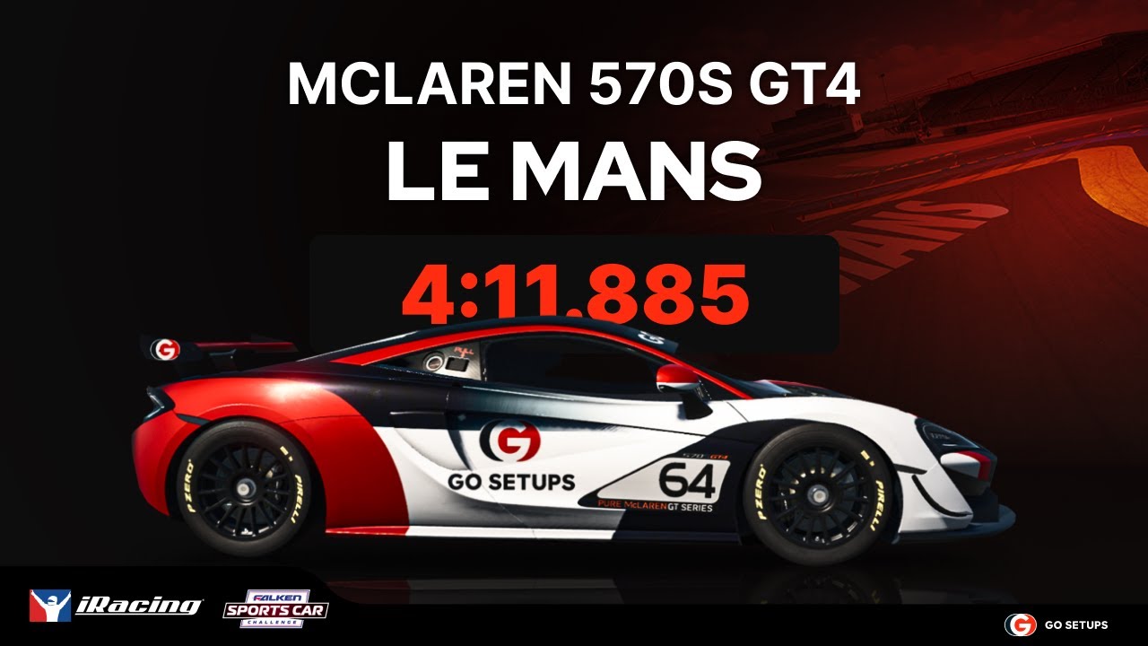 iRacing | Mclaren 570S GT4 - LeMans - FTSCC - 2025 S4 Week 11 | Hotlap