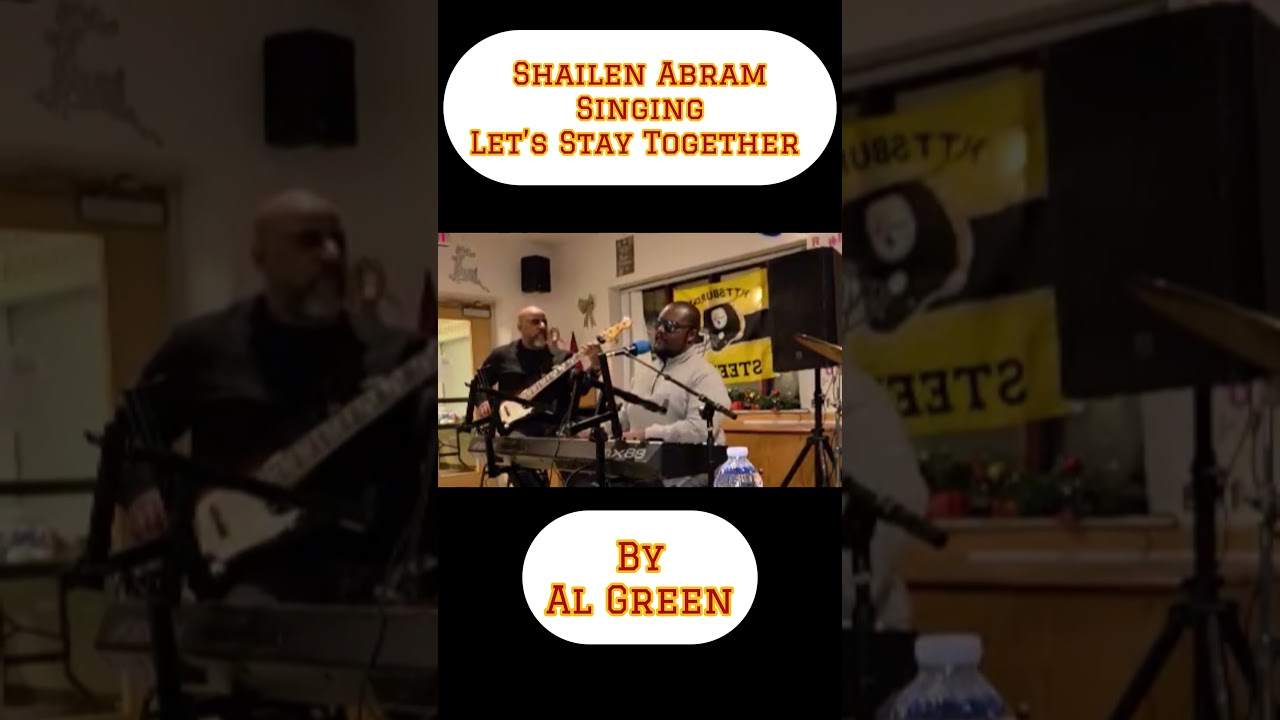 Shailen Abram singing and playing Let’s Stay together by Al green