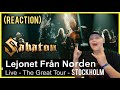 Sabaton - Lejonet Från Norden (REACTION) The Lion From The North| The Great Tour| OMG!