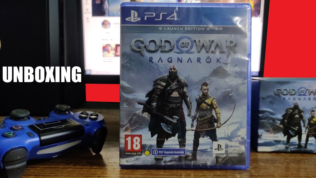 Unboxing & review - God of War Ragnarok EDIÇÃO DE LANÇAMENTO para PS4 