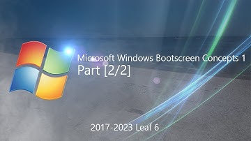 Microsoft Windows Bootscreen Concepts 1: [Part 2/2]