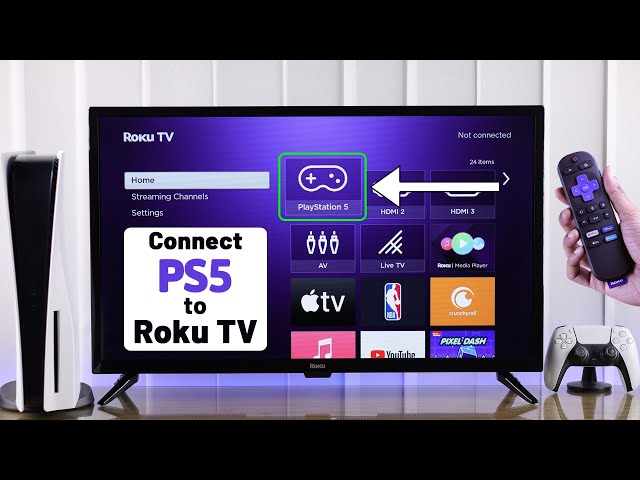 Connect PS5 to Roku TV! class=