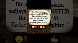 Kader Gayrete Aşıktır.🥀